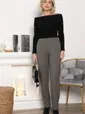 Брюки зауженные Диксон (коричневые) Б15008-8М