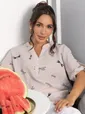 Блуза Флоретта (бежевая) Б13974-20М